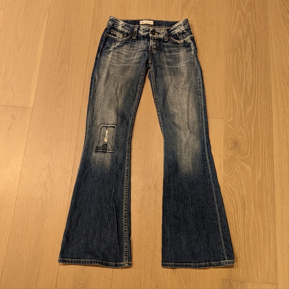 BKE Jeans Denim - Women's Low Rise Flare Blue Jeans